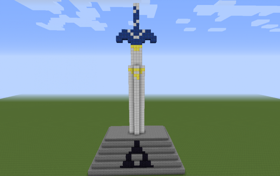 The Master Sword in Pedestal, creation #3206