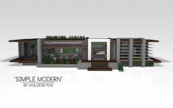 Simple Modern House Minecraft minecraft modern creations - 63 Simple Modern House Minecraft minecraft modern creations - 63