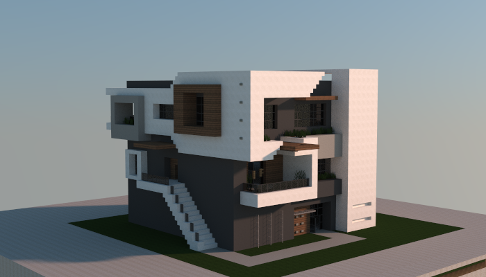 Modern Home Architecture Minecraft modern house, creation #6963 Modern Home Architecture Minecraft modern house, creation #6963