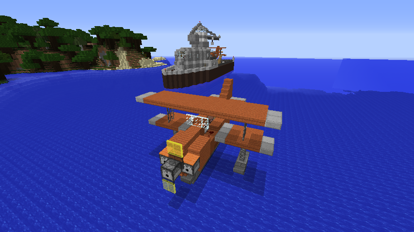 How To Build A Seaplane In Minecraft How To Build A Seaplane In Minecraft