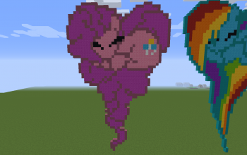 Pinkie Pie Heart Pixel Art