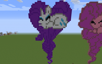 Rarity Heart Pixel Art