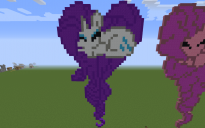 Rarity Heart Pixel Art