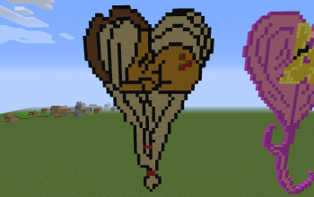 Applejack Heart Pixel Art