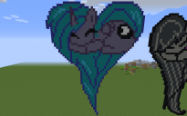 Princess Luna Heart Pixel Art