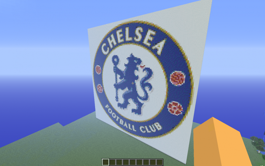 Chelsea Badge Pixel Art Creation 1009