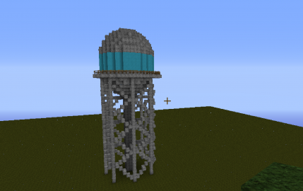 Modern water tower, creation #1019