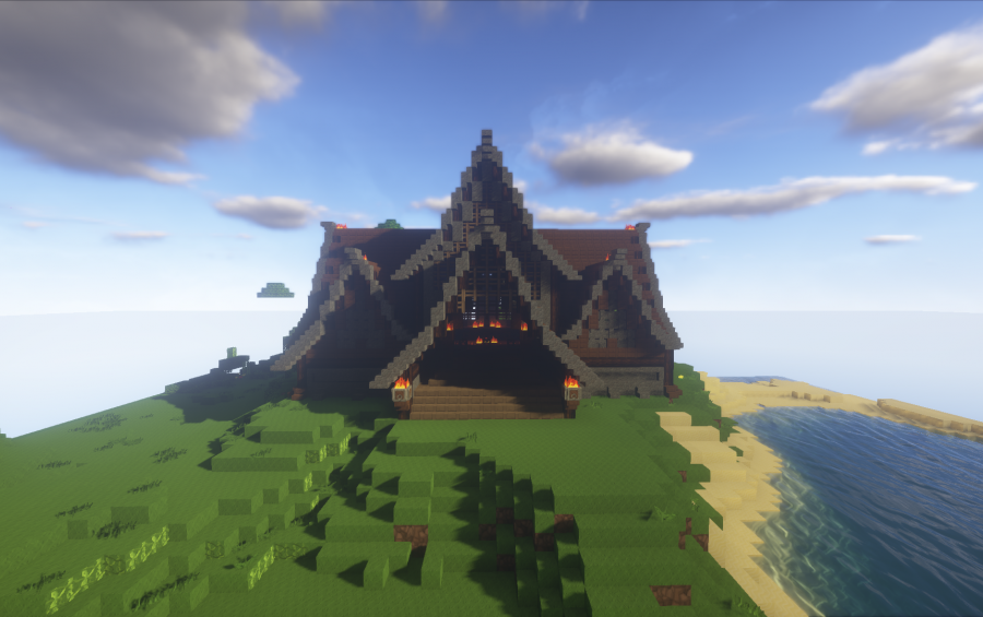 Viking Longhall creation 10450
