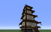 Asian 4 Storey Pagoda