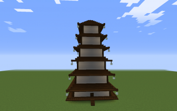 Asian 6 Storey Pagoda