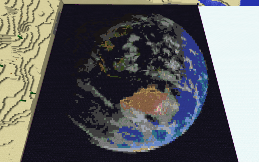 Minecraft Planet Earth