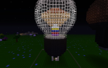 Giant Working Redstone Lightbulb!