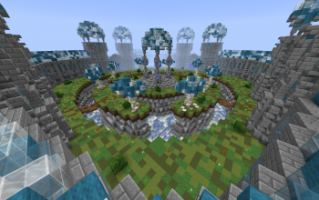 minecraft 80x80 blue collored spawn