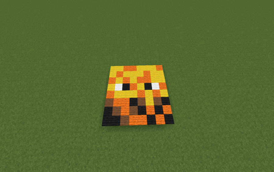 Blaze 8x8 Pixel Art Creation