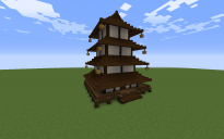 Asian 4 Storey Pagoda New Version