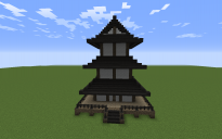 Asian 3 Storey Pagoda