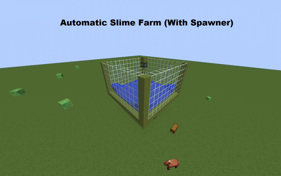 Minecraft Slime Farm An Effective Slime Farm 2019 12 27