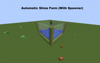 Slime Farm Schematic With Spawner