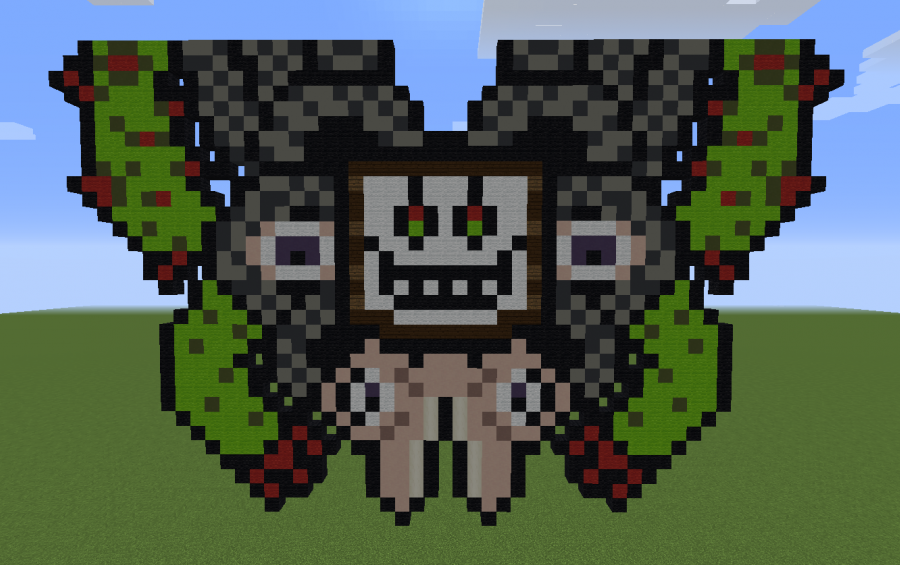 Omega Flowey Pixel Art Grid Shefalitayal