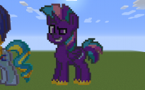 Soaring Shield Pony Pixel Art