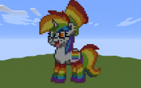 Rainbow Pony Pixel Art