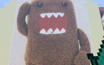 Giant DOMO Pixel Art