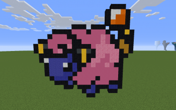 Shiny Mareep Pixel Art