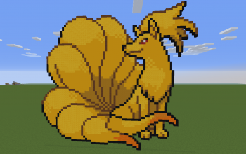 Ninetales Pixel Art