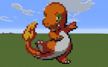 Charmander Pixel Art