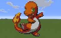 Charmander Pixel Art