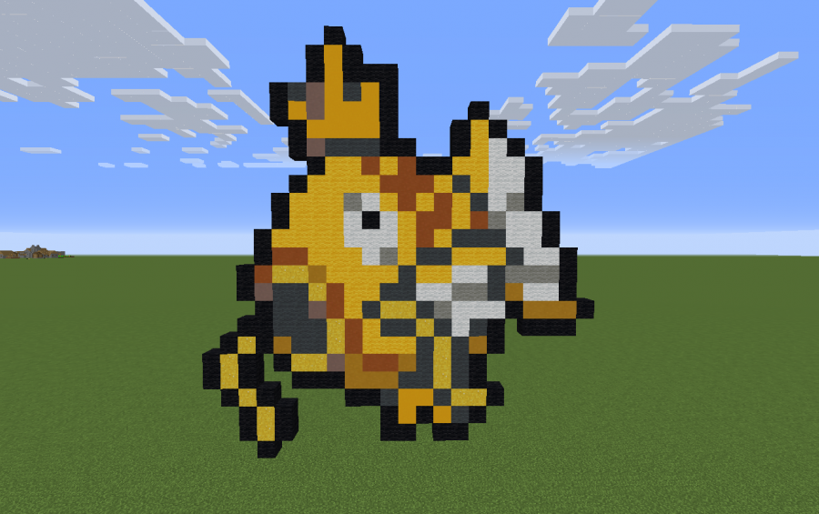 Shiny Magikarp Pixel Art, creation #11735