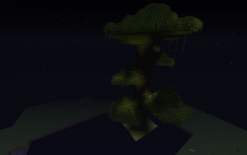 ultra huge jungle tree