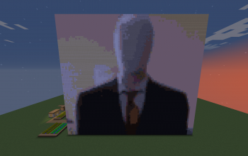 Slenderman Pixel Art