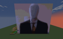 Slenderman Pixel Art