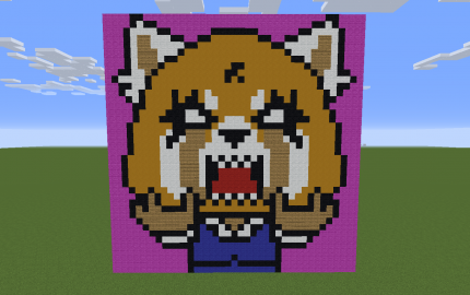 Aggretsuko Pixel Art, creation #12050