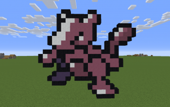 Mewtwo Pixel Art