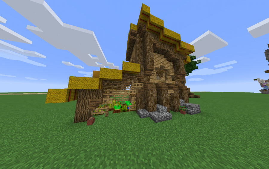 Farmer House Hay Roof Creation Farmer House Hay Roof Creation