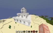 Medium Greek-esque Quartz Temple