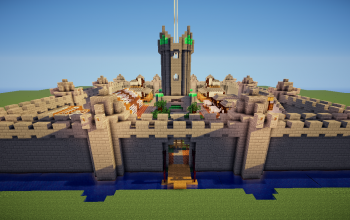 Large Medieval Castle Town