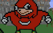 Ugandan Knuckles Pixel Art