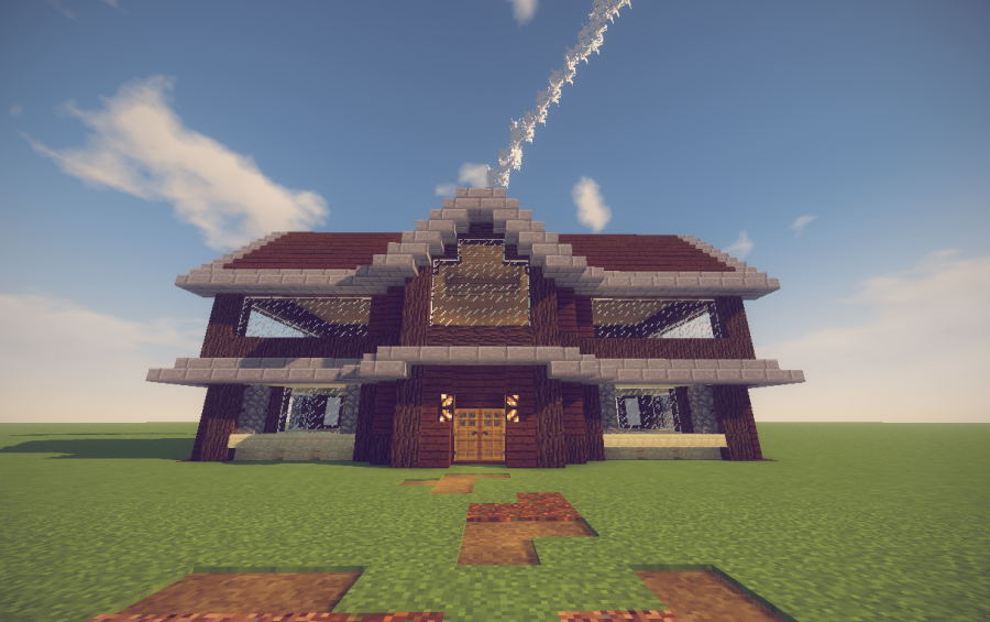 Dark Oak House Creation 12308 dark-oak-house-creation-12308