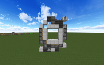 3x3 piston door