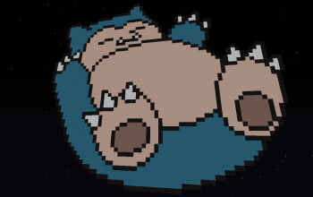 Snorlax Pixelart