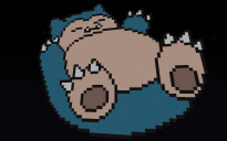 Snorlax Pixelart