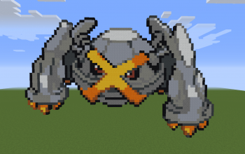 Shiny Metagross Pixel Art