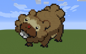 Bidoof Pixel Art