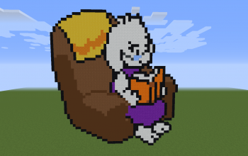 Toriel in Chair Pixel Art