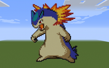 Typhlosion Pixel Art