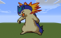 Typhlosion Pixel Art