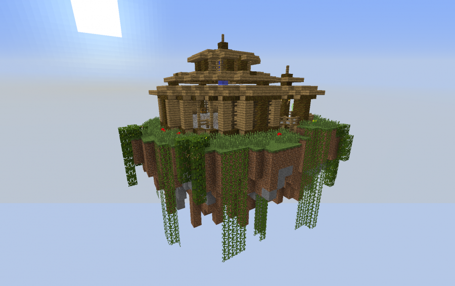 Floating Island Jungle House, creation #1300